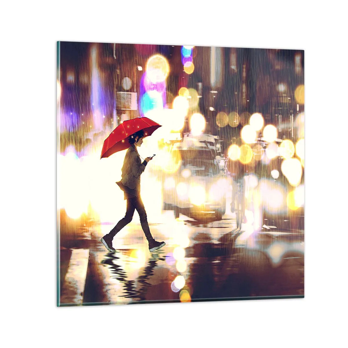 Obraz na skle - A přece slunečná - 30x30 cm