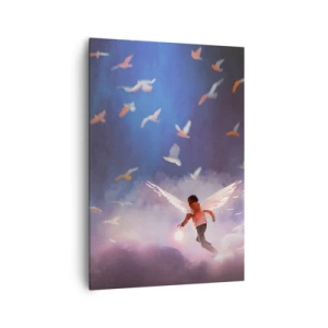 Obraz na plátně - Je třeba mít odvahu a představivost - 70x100 cm