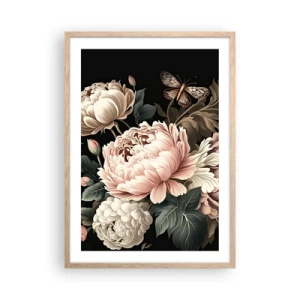 Plakát v rámu světlý dub - V barokním stylu - 50x70 cm