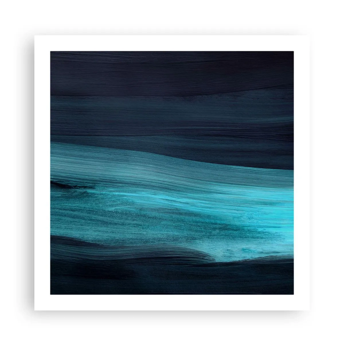 Plakát - Pluj s proudem - 60x60 cm