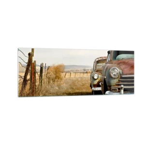 Obraz na skle - Zasloužený odpočinek - 140x50 cm