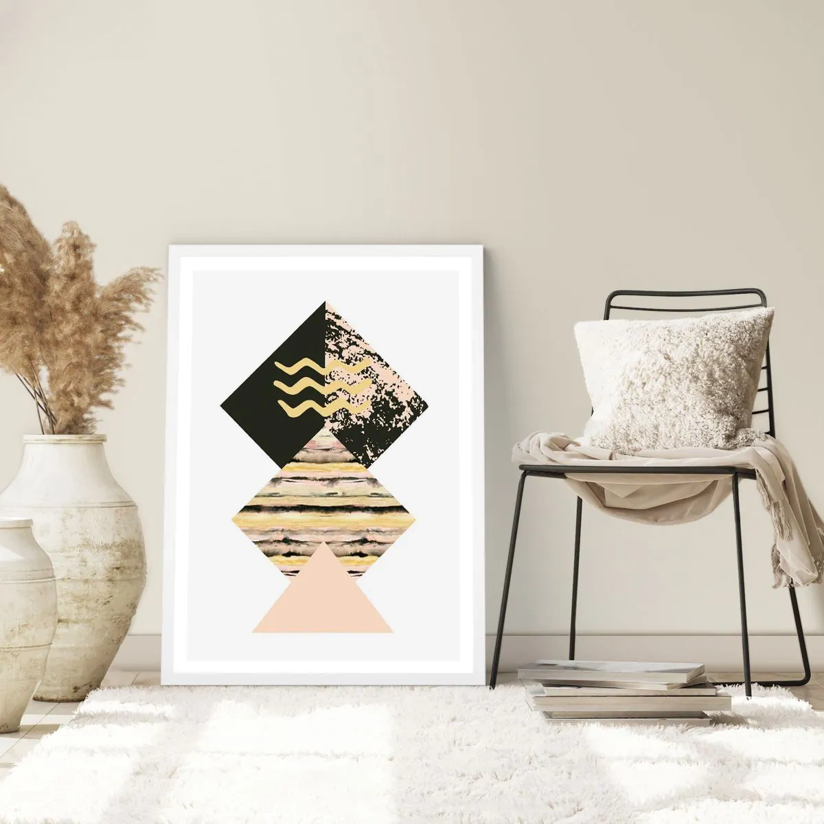 Plakát v bílém rámu - Není to tak jednoduché - 30x40 cm