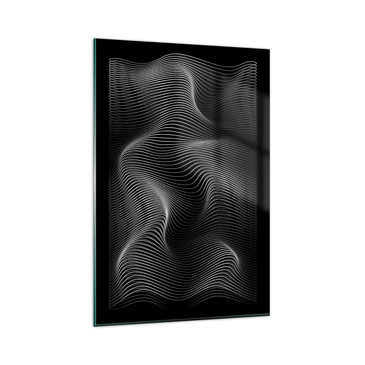 Obraz na skle - Tanec světla v prostoru - 80x120 cm
