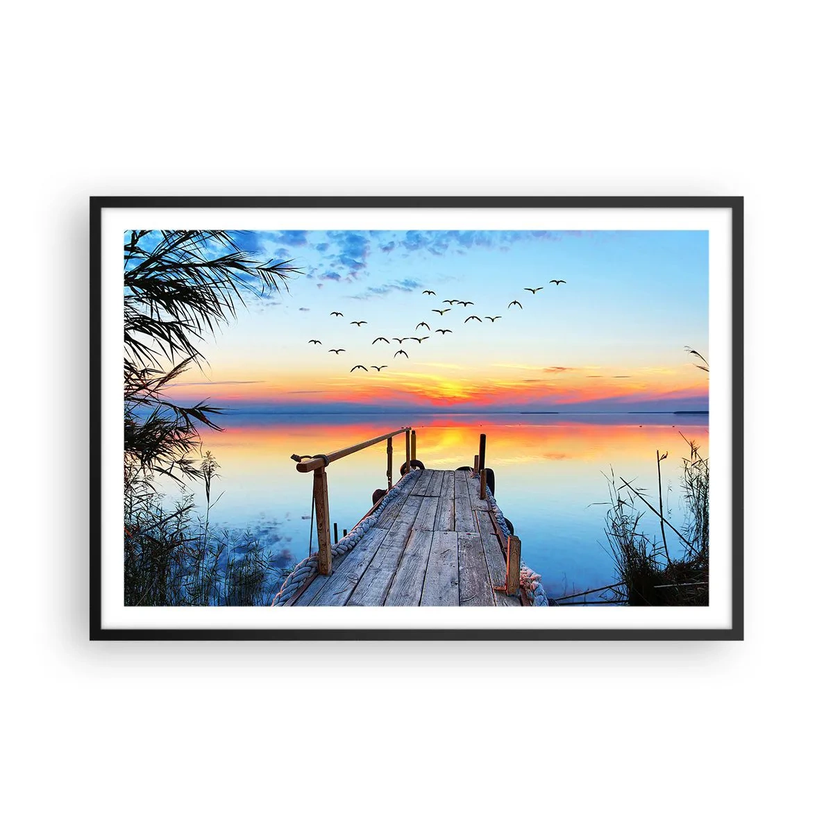 Plakát v černém rámu - Je čas vrátit se… - 91x61 cm