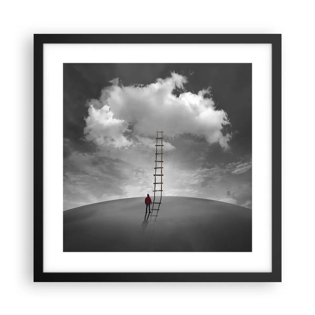 Plakát v černém rámu - Všechno je možné - 40x40 cm