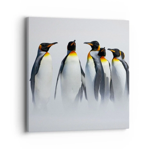 Obraz na plátně - Setkání ve večerních róbách - 40x40 cm