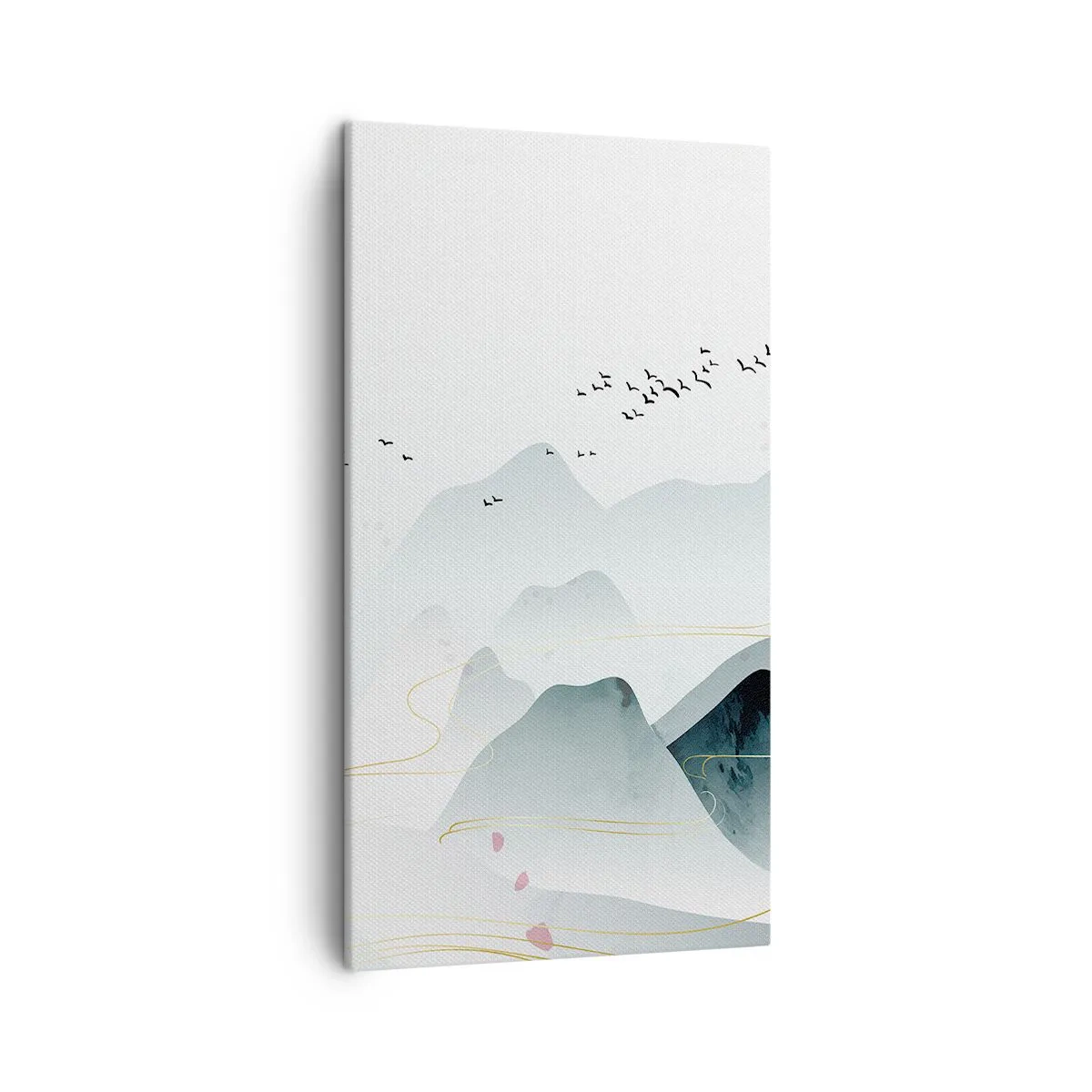 Obraz na plátně - Přes vrcholy - 45x80 cm