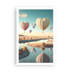 Plakát - Láska tě nechá vzlétnout - 61x91 cm