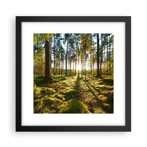 Plakát v černém rámu - …Za sedmero lesy - 30x30 cm