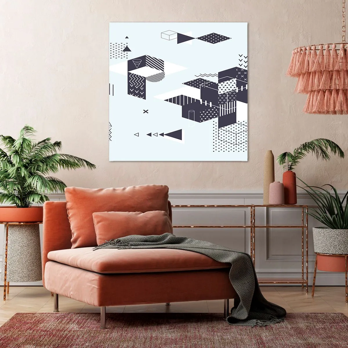 Obraz na plátně - V duši matematika - 70x70 cm