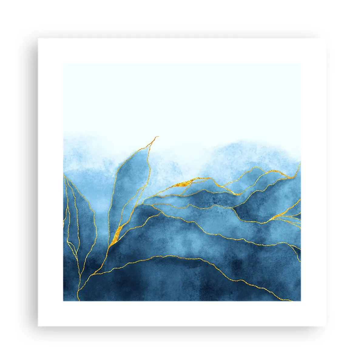 Plakát - Blankyt ve zlatě - 40x40 cm