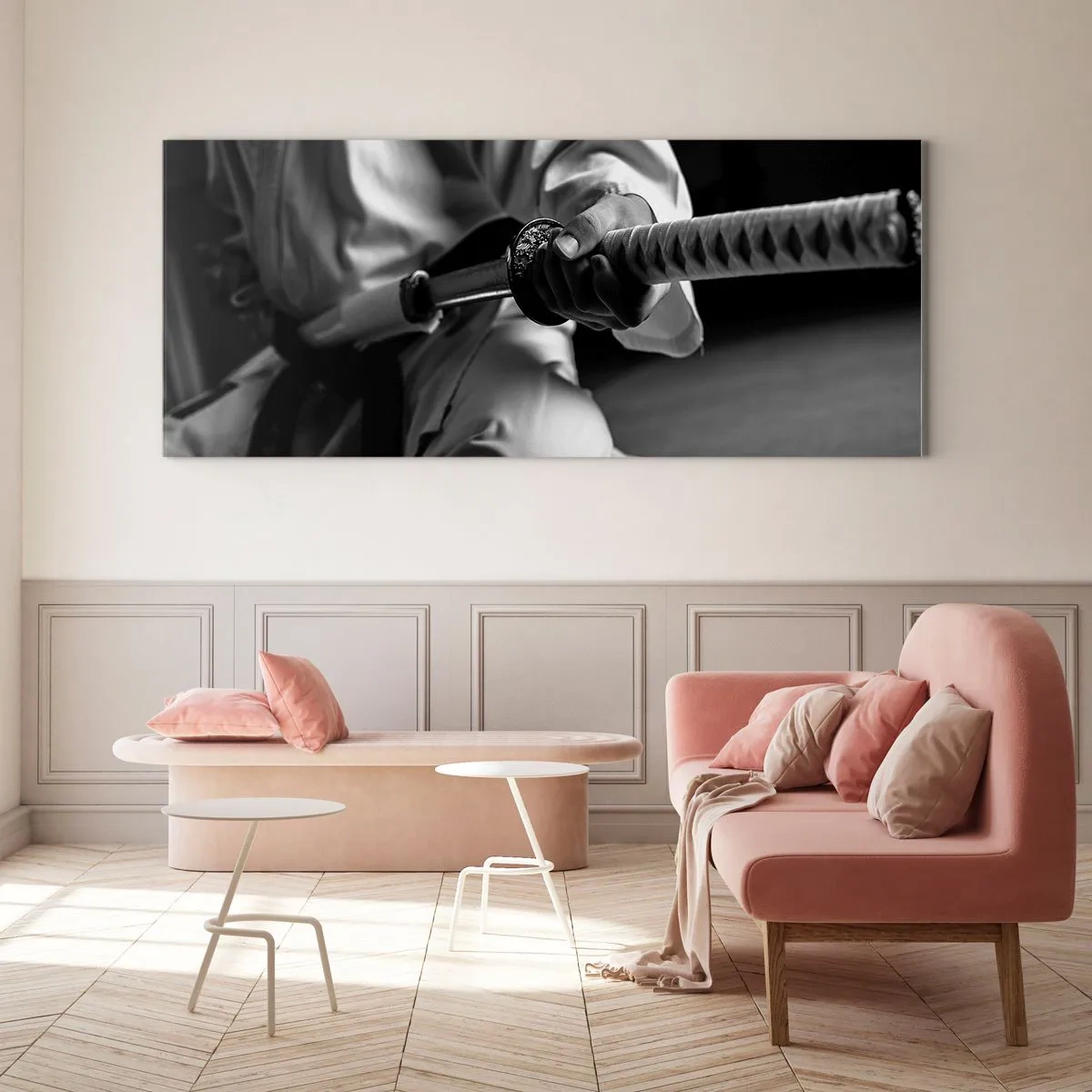 Obraz na skle - Duše bojovníka - 120x50 cm