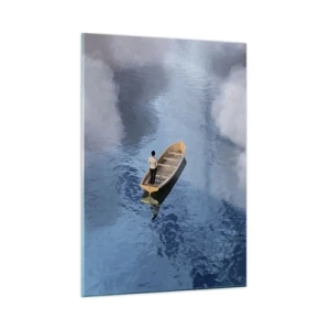 Obraz na skle - Život – cesta – nejistota - 50x70 cm