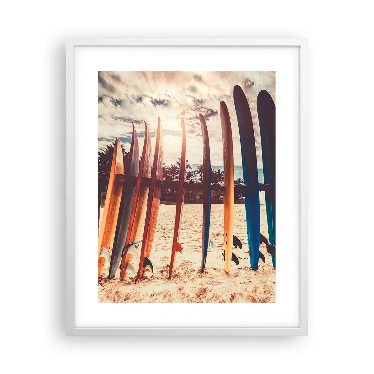 Plakát v bílém rámu - Dobrou noc, nashle zítra. - 40x50 cm