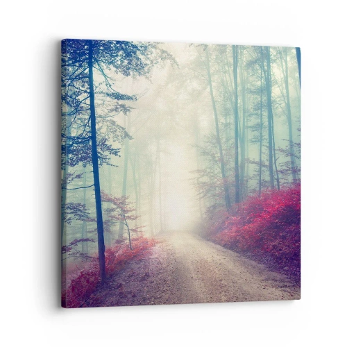 Obraz na plátně - Je dobře vstát s východem slunce - 30x30 cm