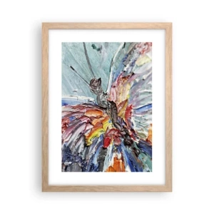 Plakát v rámu světlý dub - Namalovaný přírodou - 30x40 cm