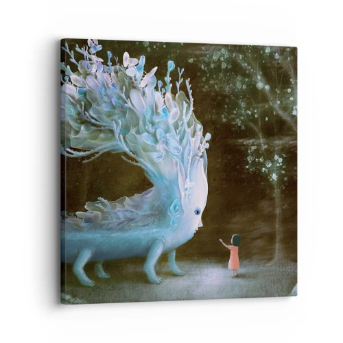 Obraz na plátně - Fantastické setkání - 30x30 cm
