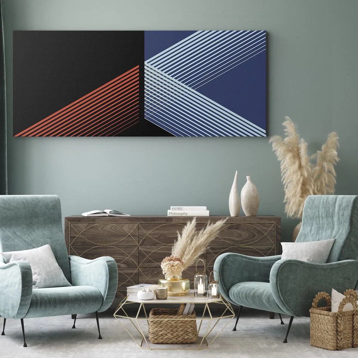 Obraz na plátně - Jednoduchý příběh - 160x50 cm