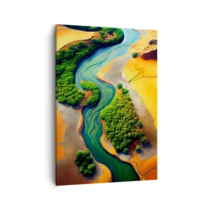 Obraz na plátně - Životodárná řeka - 50x70 cm