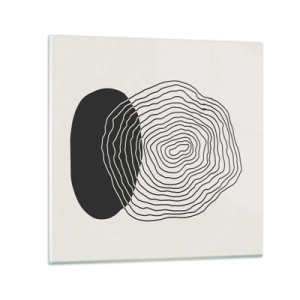 Obraz na skle - Trvání a kmitání - 60x60 cm