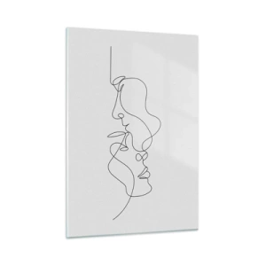 Obraz na skle - Žár vášnivých tužeb - 50x70 cm