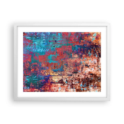 Plakát v bílém rámu - Paměť a zapomnění - 50x40 cm