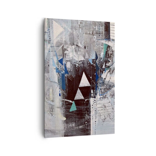 Obraz na plátně - Přednostní pořadí trojúhelníků - 80x120 cm