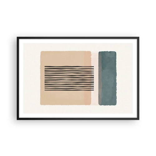 Plakát v černém rámu - Všechno v pořádku - 91x61 cm