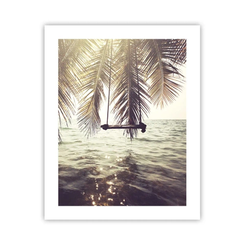 Plakát - Houpat se libovolně v oblacích - 40x50 cm