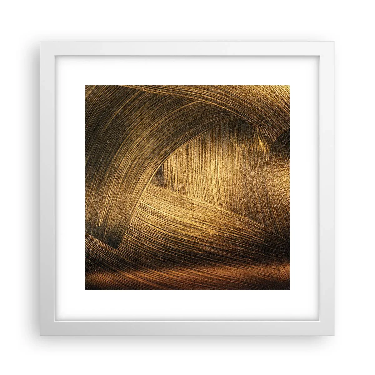 Plakát v bílém rámu - Ve zlatém labyrintu - 30x30 cm