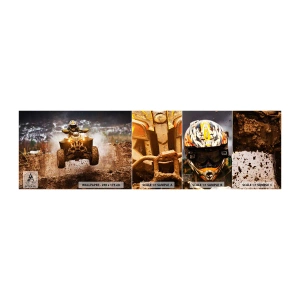 Fototapeta Vzorek Standard Eco - No risk no fun - Sport, Quad, Závod - 100x30 cm