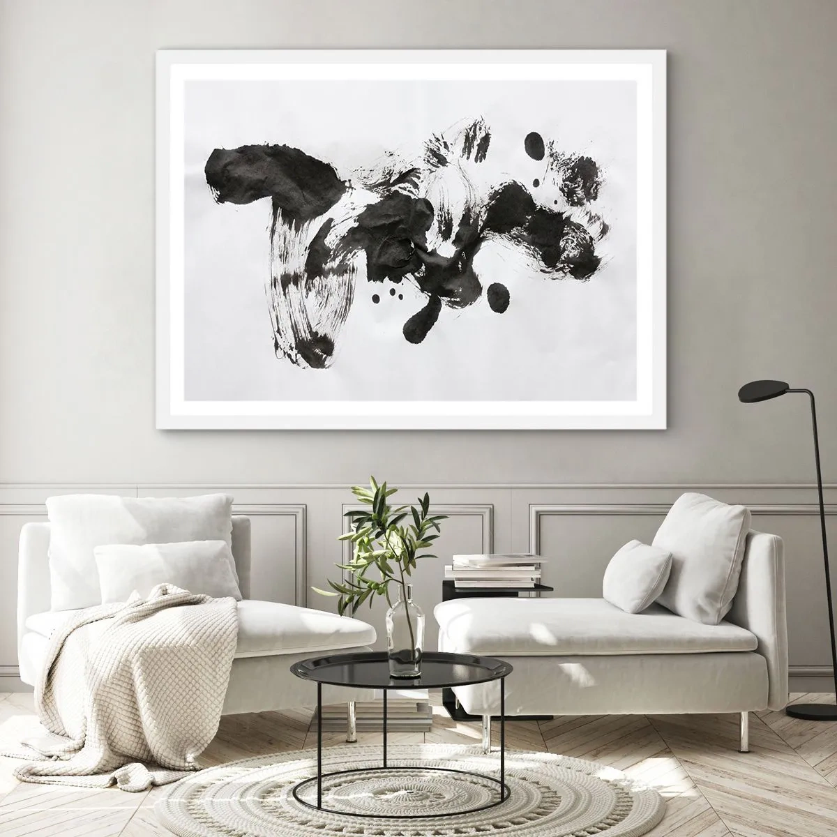 Plakát v bílém rámu - Metoda v šílenství? - 91x61 cm