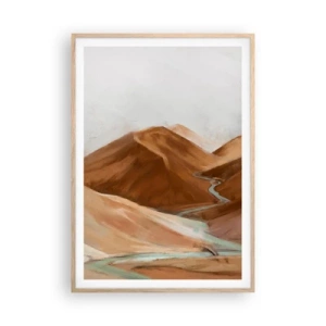 Plakát v rámu světlý dub - K prameni - 70x100 cm