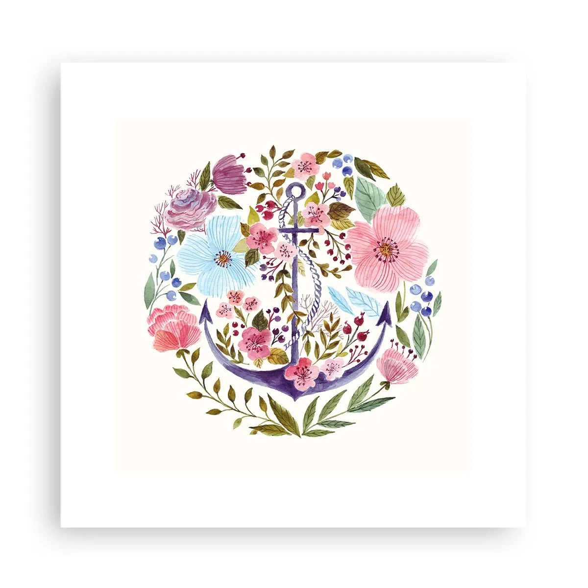 Plakát - Námořníkův hezký sen - 30x30 cm