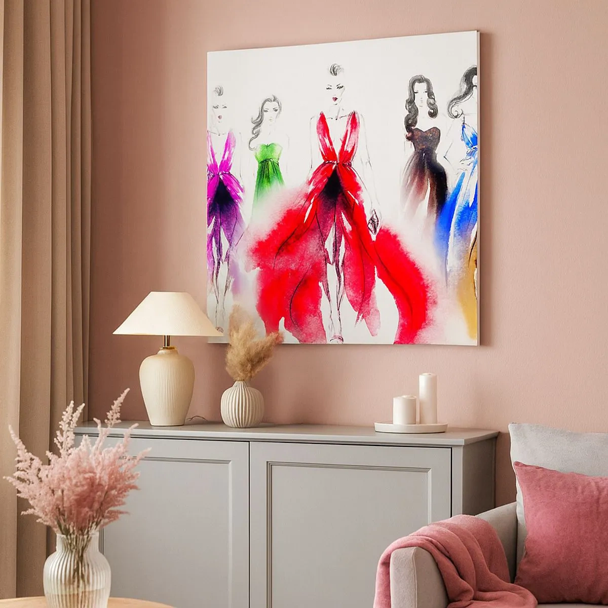 Obraz na plátně - Nálada na kostýmy - 30x30 cm