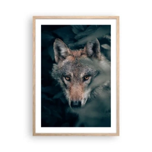 Plakát v rámu světlý dub - Predátor - 50x70 cm