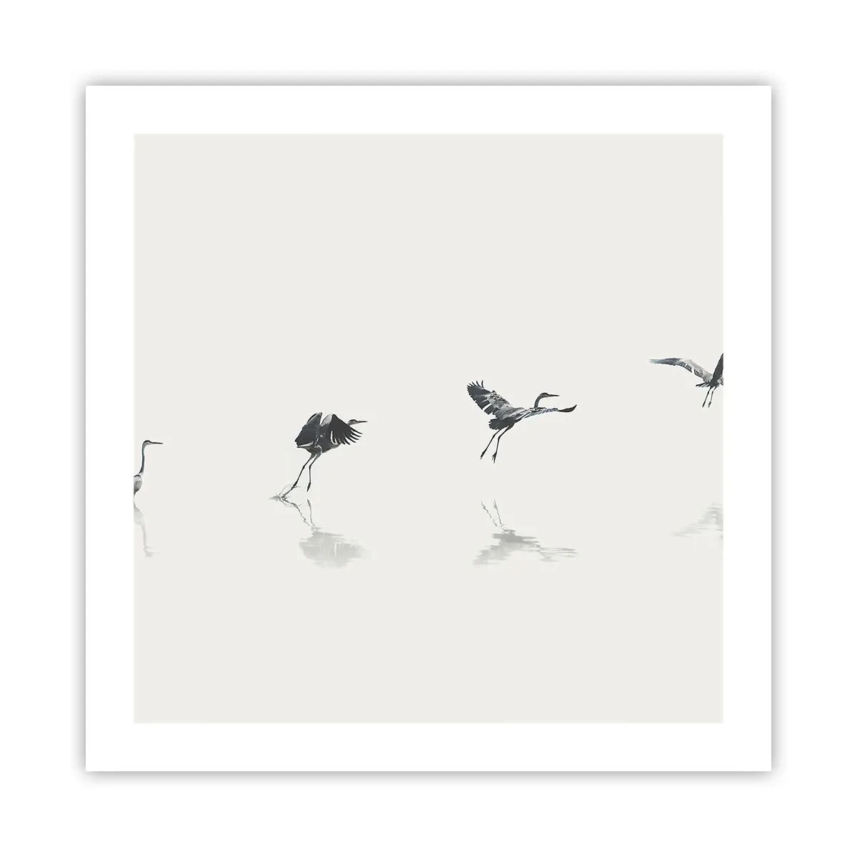 Plakát - Čtyři jednoduché kroky - 50x50 cm