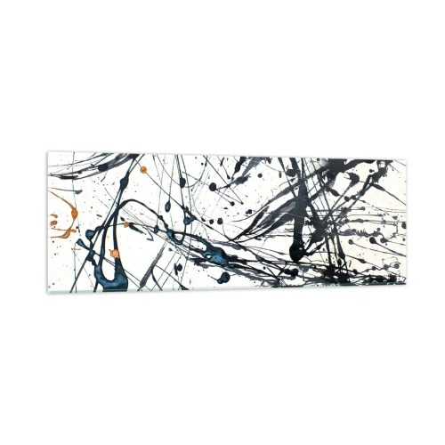 Obraz na skle - Se smyslem nebo bez smyslu? - 90x30 cm
