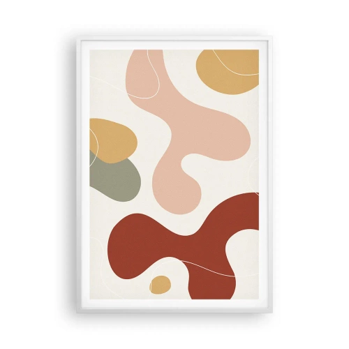 Plakát v bílém rámu - Klikyháky - 70x100 cm