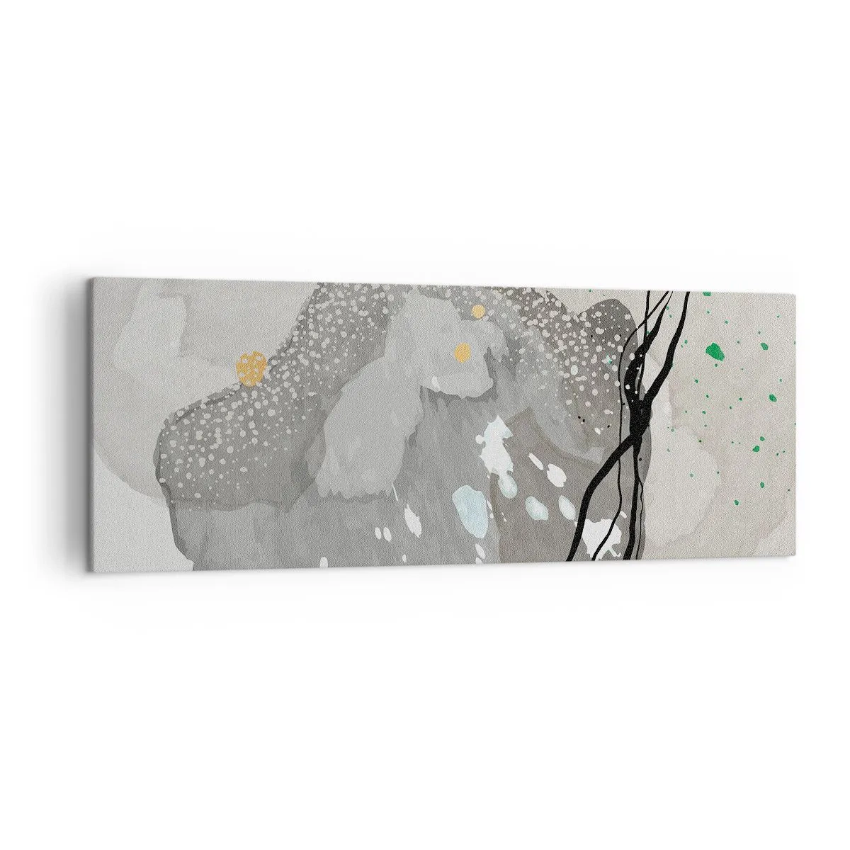 Obraz na plátně - Organická kompozice - 140x50 cm
