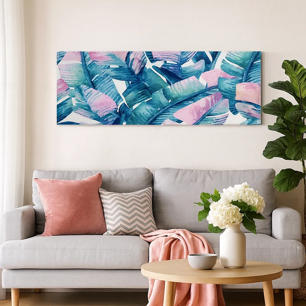 Obraz na plátně - V banánovém háji - 30x30 cm