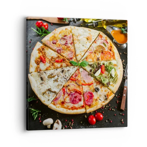 Obraz na plátně - Vějíř chutí - 40x40 cm