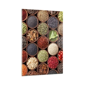 Obraz na skle - Všechny chutě světa - 80x120 cm