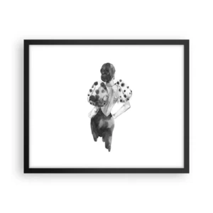 Plakát v černém rámu - Prošla kolem - 50x40 cm