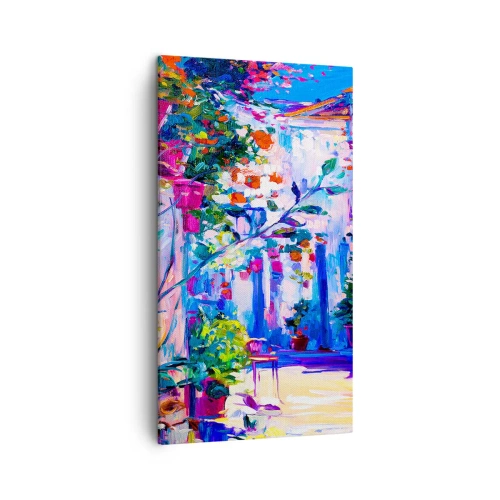 Obraz na plátně - Imprese - italská ulička - 45x80 cm
