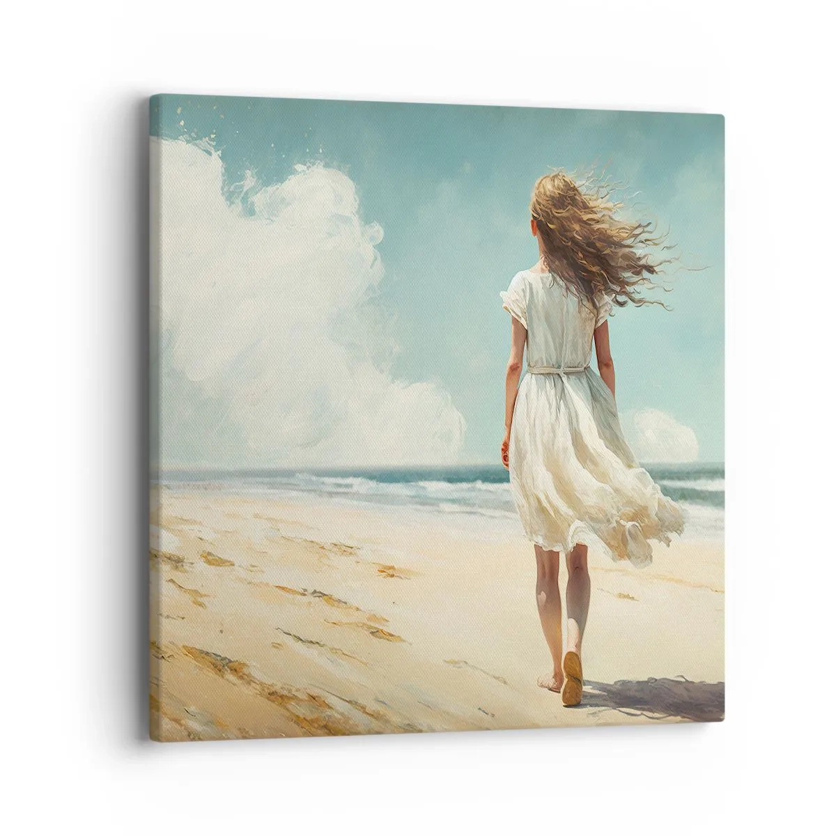 Obraz na plátně - Směrem k slunci a větru - 40x40 cm