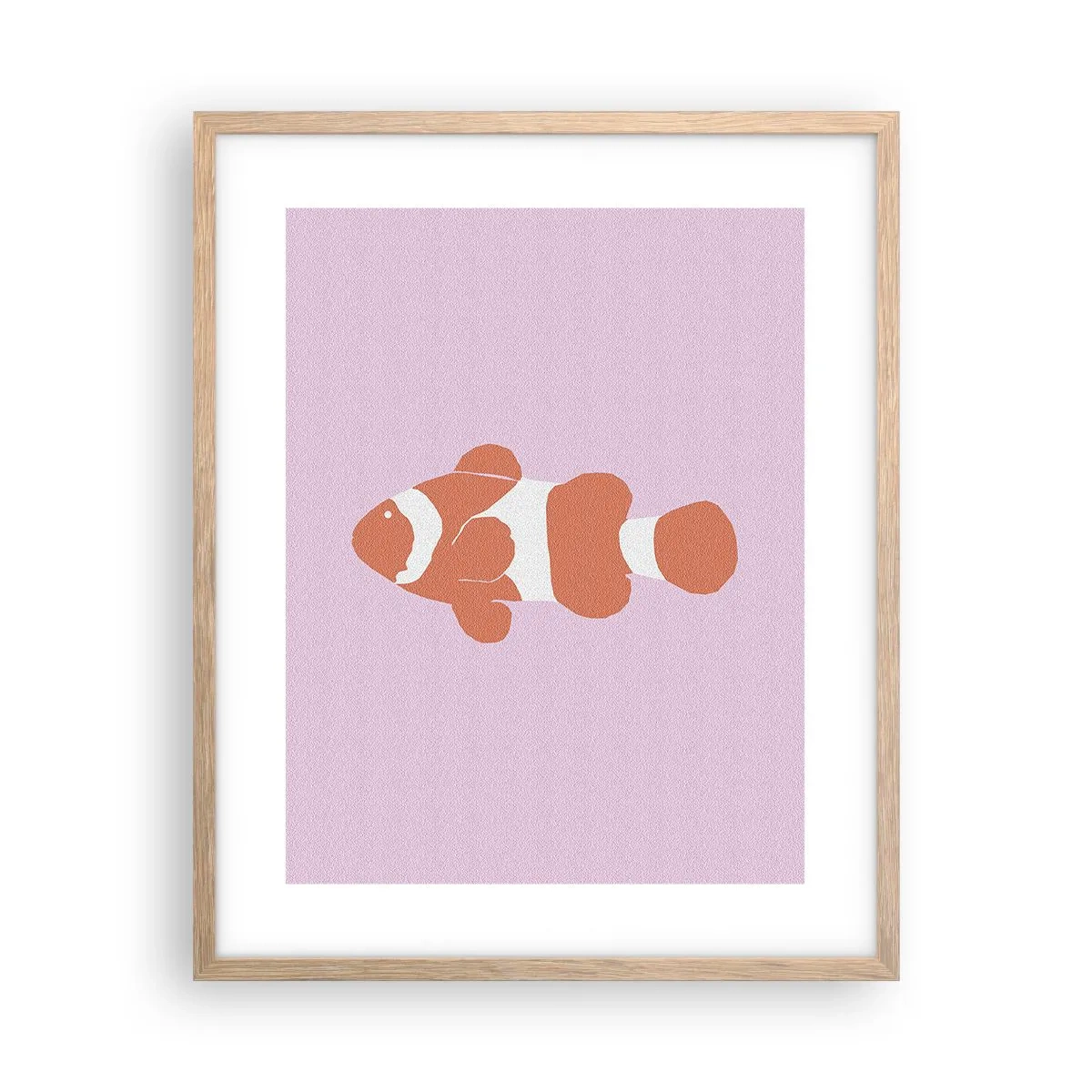 Plakát v rámu světlý dub - Korále jí sluší - 40x50 cm