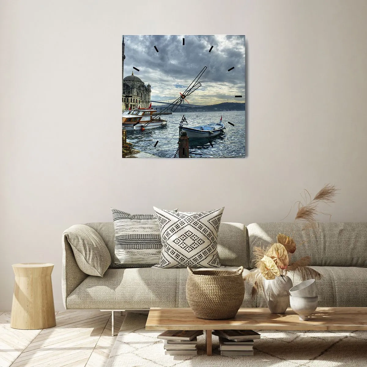 Nástěnné hodiny - Na rozmezí světů - 30x30 cm