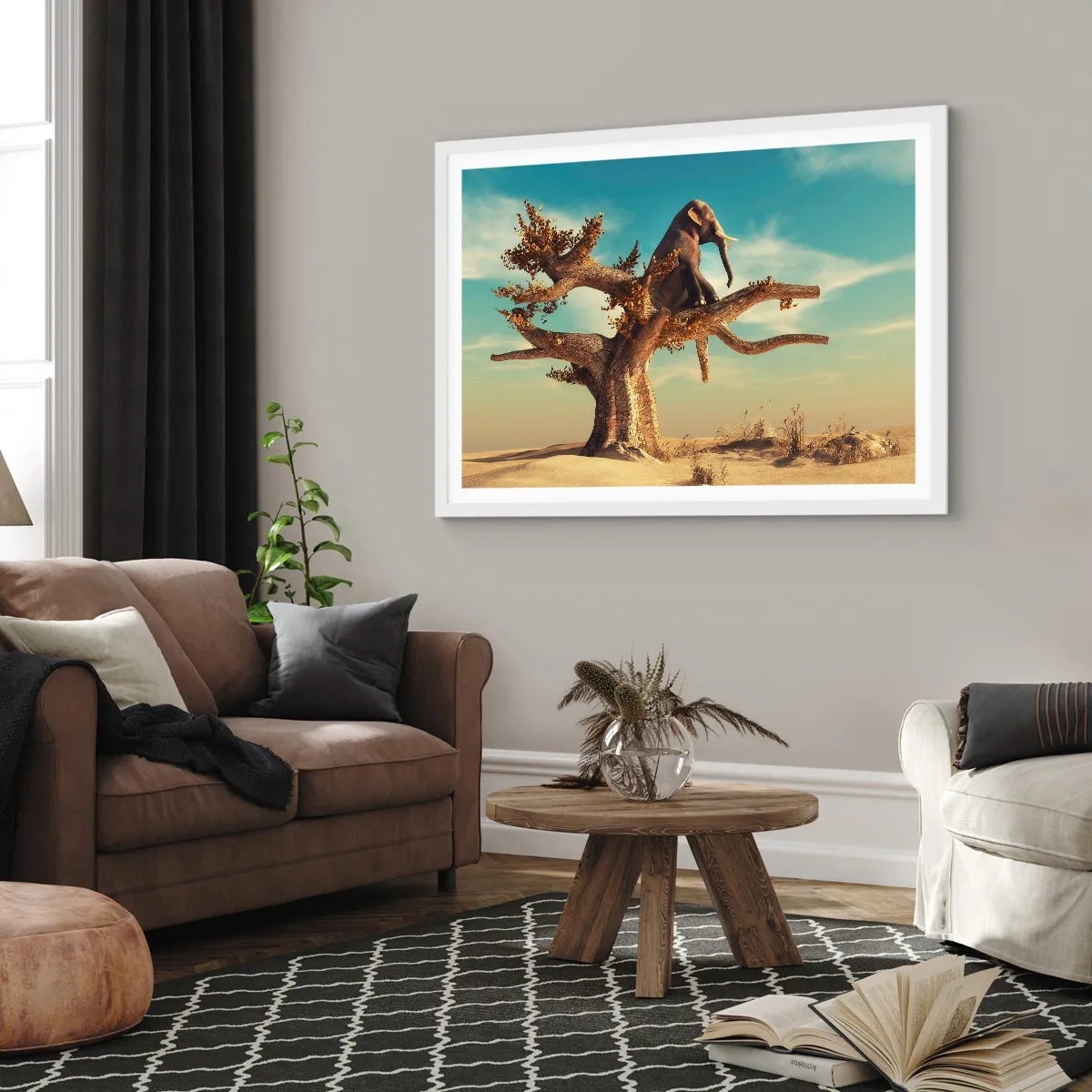 Plakát v bílém rámu - Nový úhel pohledu - 91x61 cm