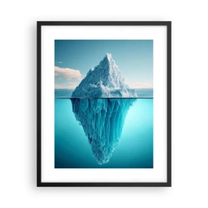 Plakát v černém rámu - Ledová královna - 40x50 cm